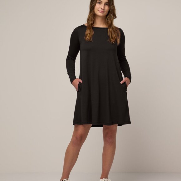 Wool& Rowena Swing Dress - Merino wool - Picture 1 of 5